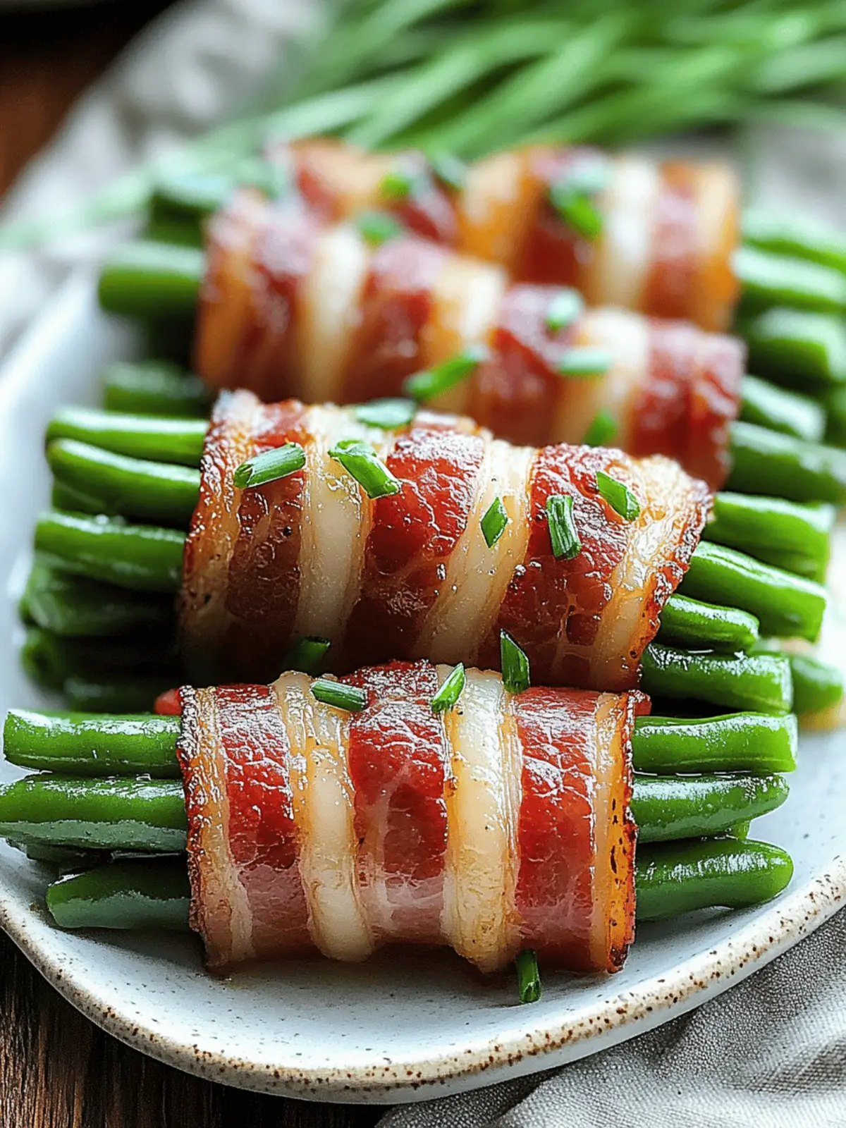 Bacon Green Bean Bundles