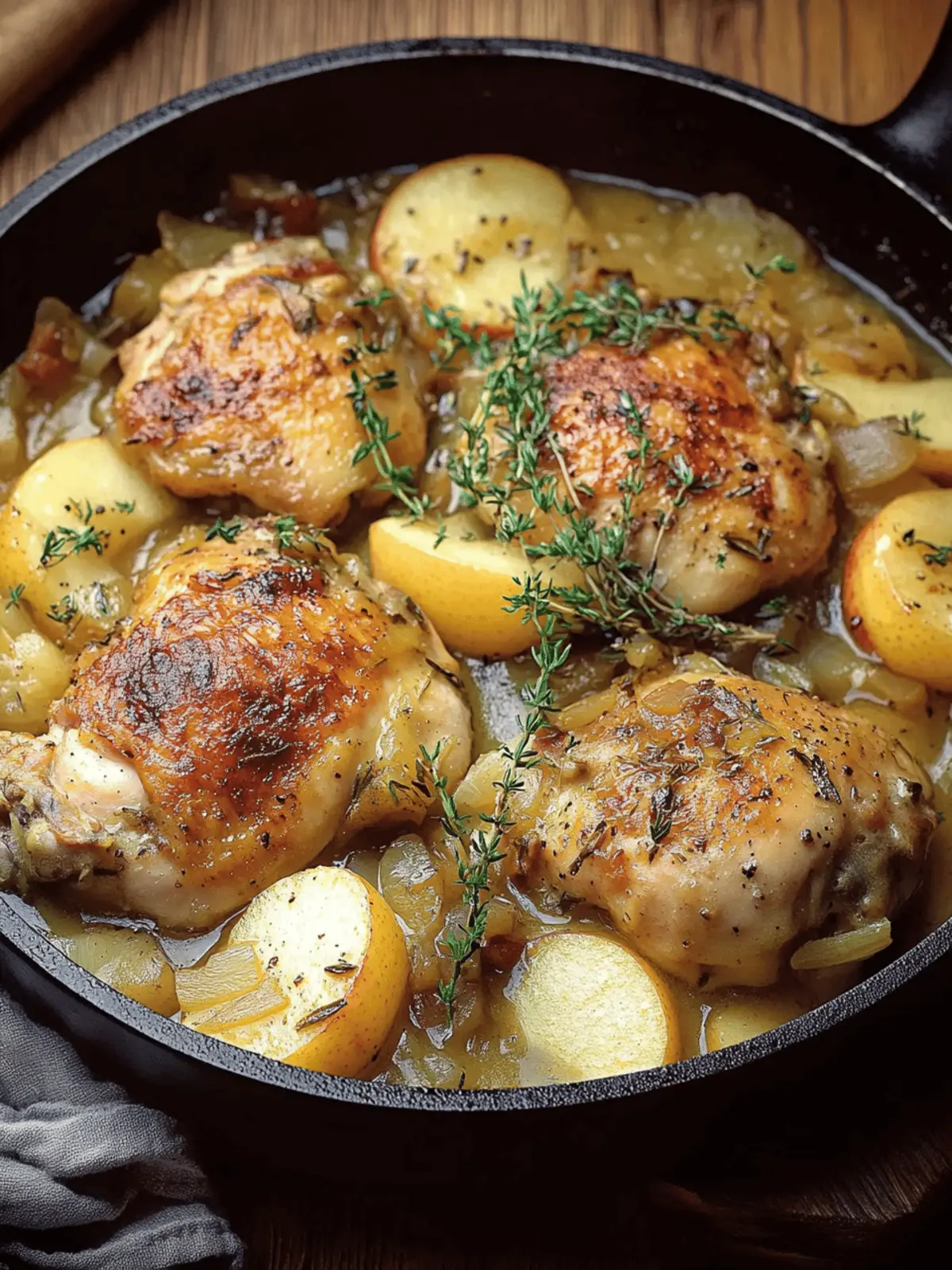 French Apple Cider Chicken