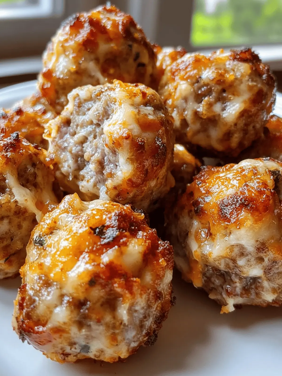 Rotel Cream Cheese Sausage Balls