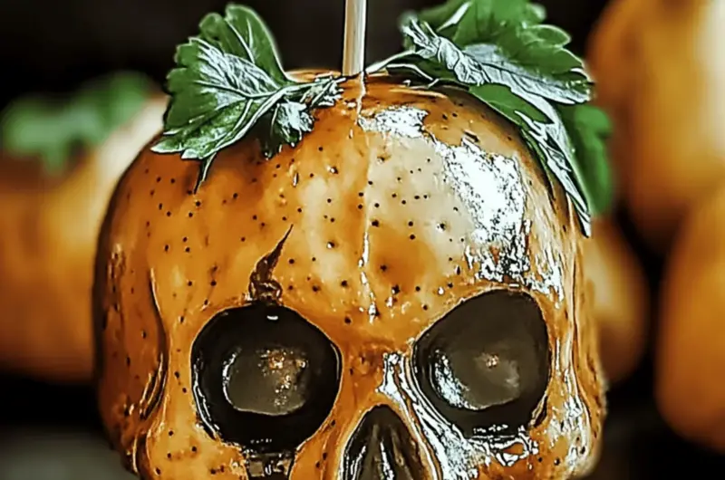 Spooky Skull Potatoes