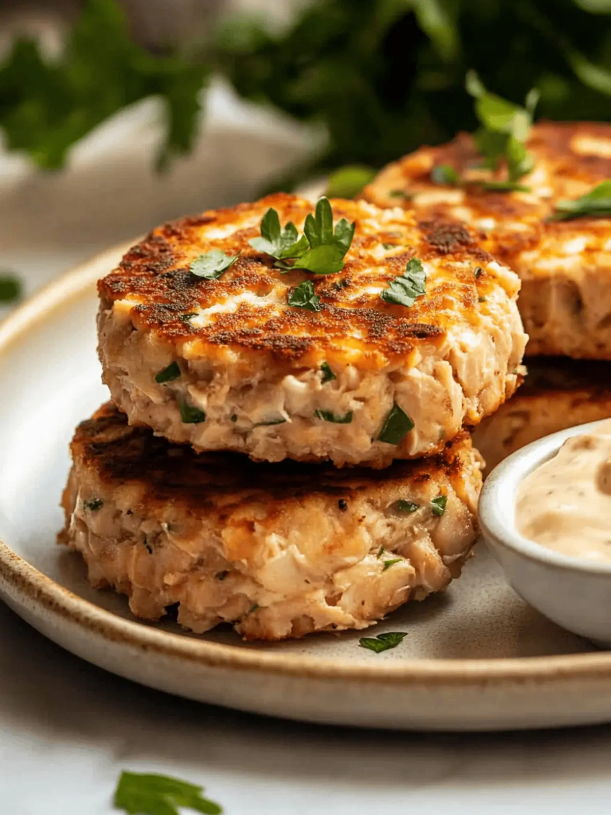 Cottage Cheese Tuna Cakes