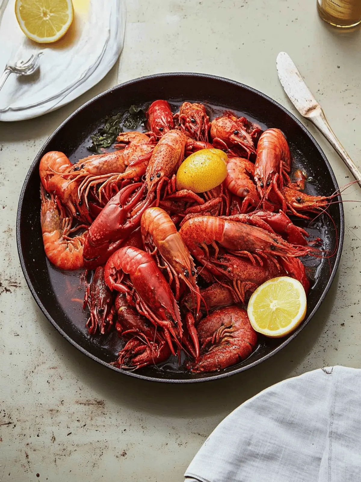 Crawfish and Shrimp Pot with Sweet Potatoes and Blackberries 2 Crawfish and Shrimp Pot