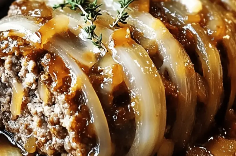 Best French Onion Meatloaf