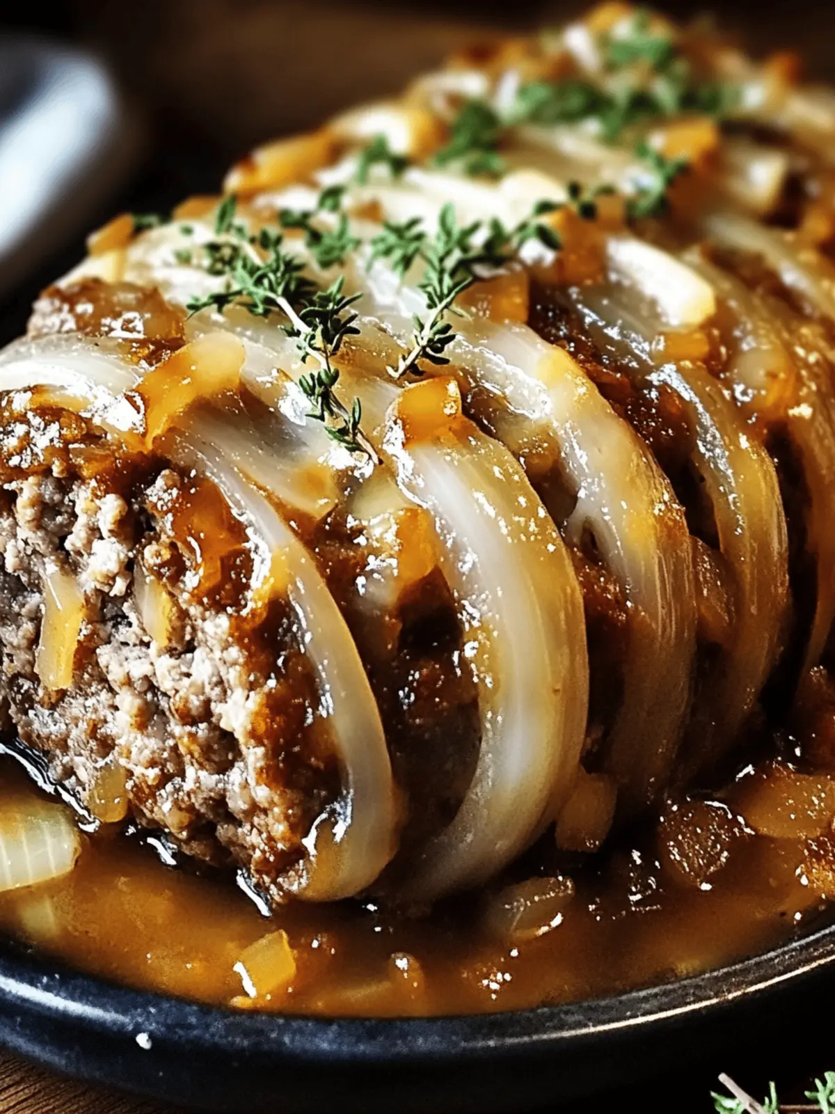 Best French Onion Meatloaf