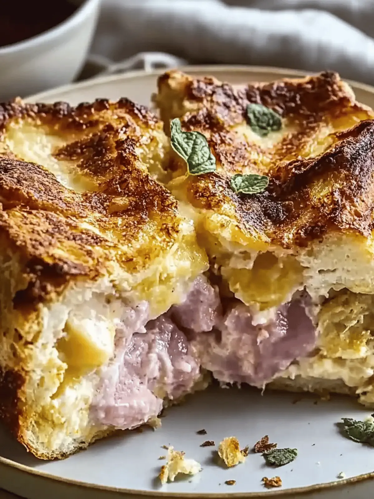 Monte Cristo Breakfast Casserole