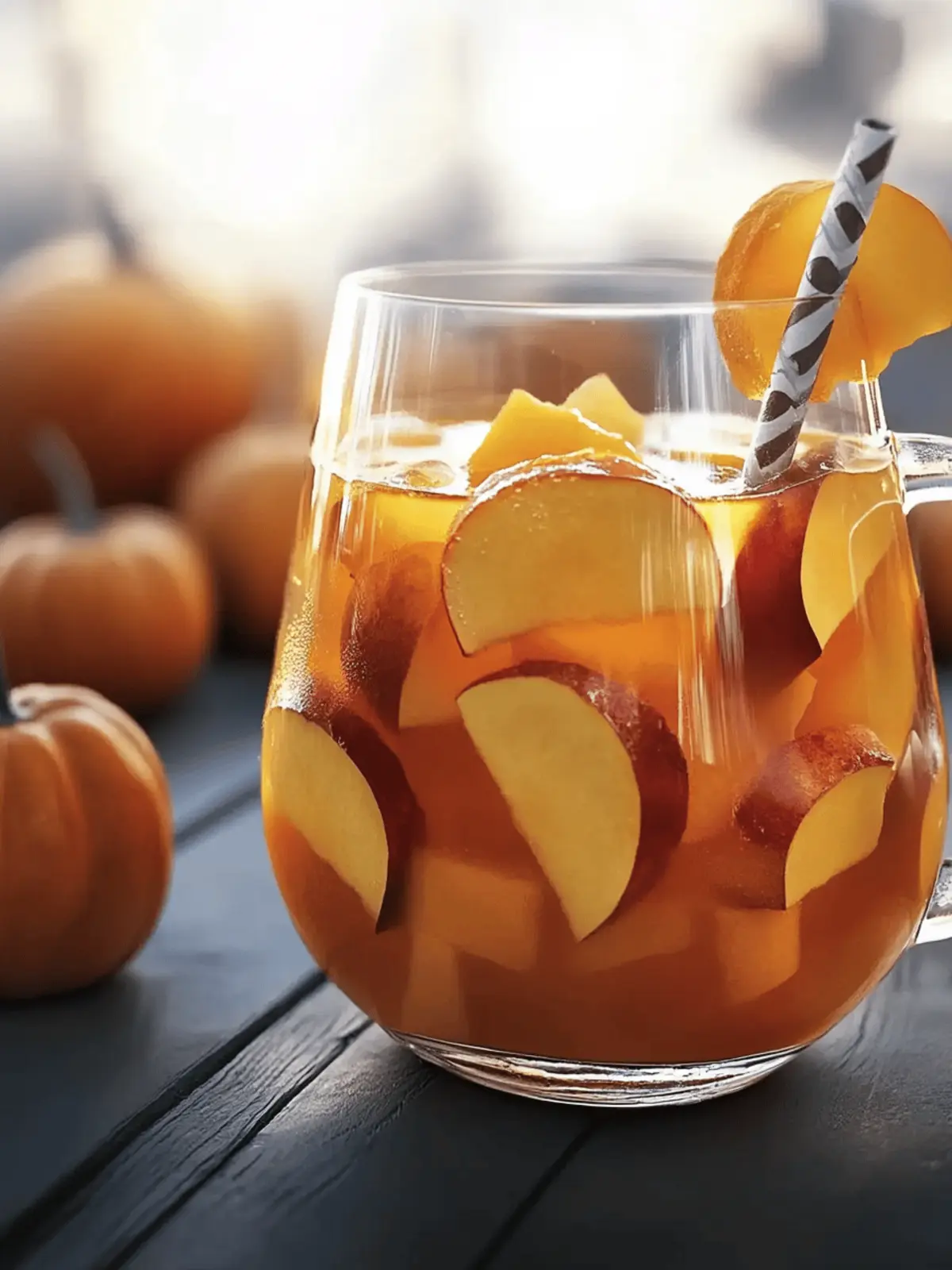 Pumpkin Spice Fireball Sangria
