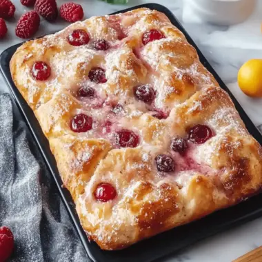 Jam Donut Focaccia