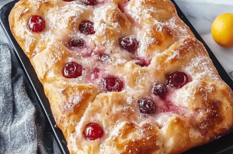 Jam Donut Focaccia