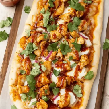 BBQ Chicken Flatbread Pizza