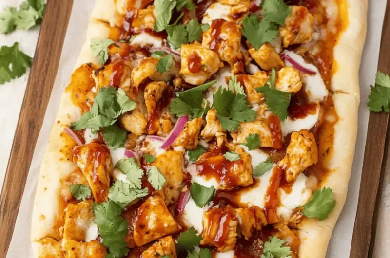 BBQ Chicken Flatbread Pizza