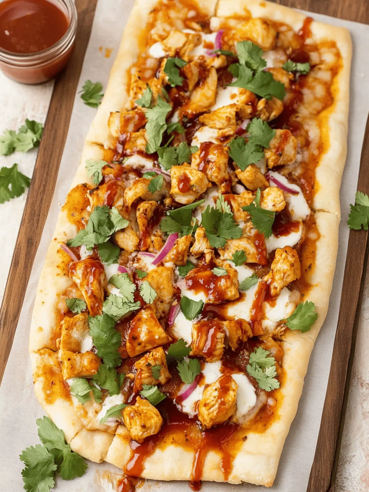 BBQ Chicken Flatbread Pizza