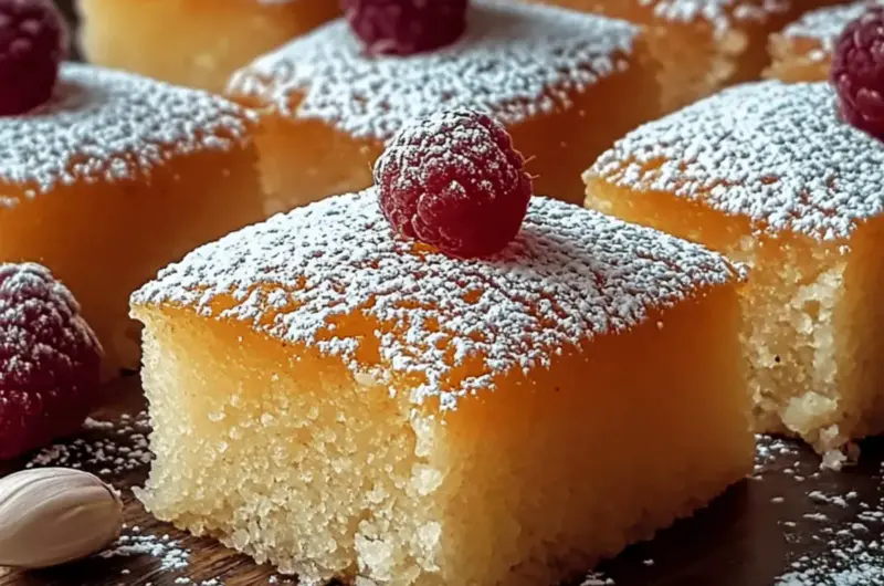 Sweet Semolina Cake Basbousa