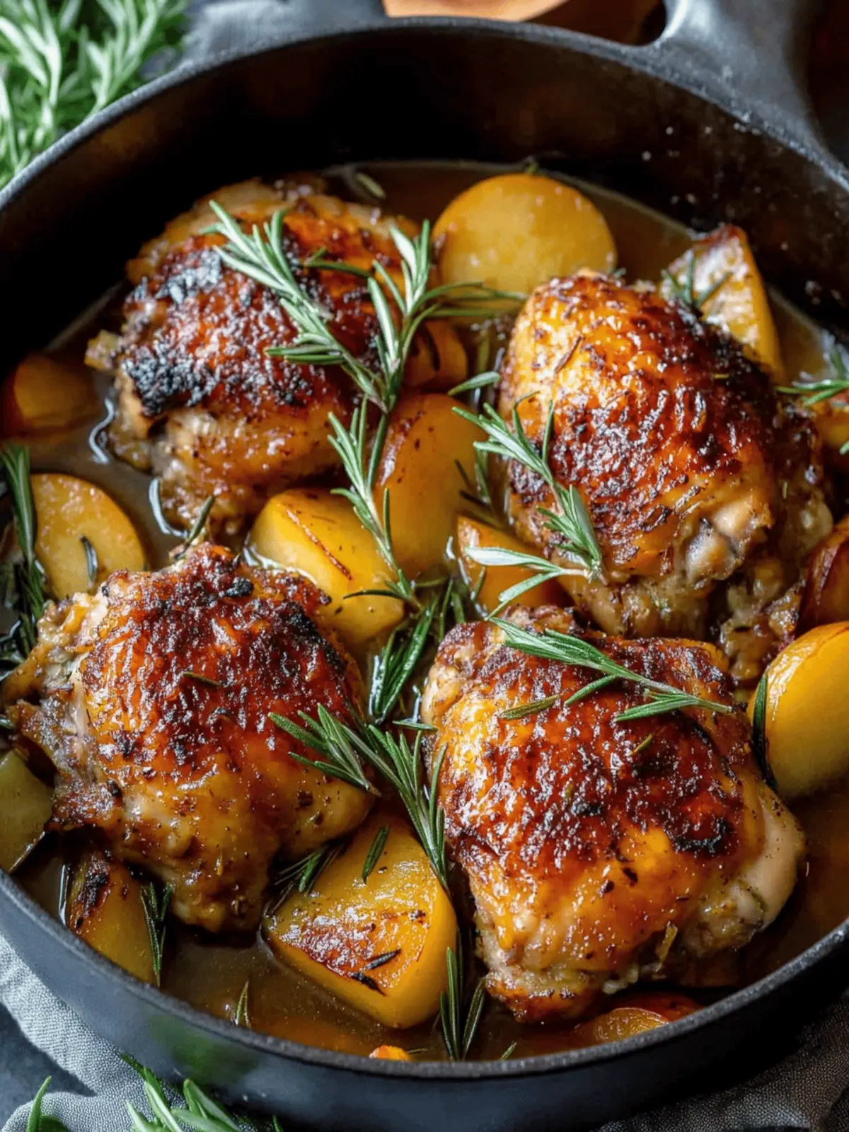Savory Rosemary Apple Cider Chicken to Warm Your Autumn Nights 2 Rosemary Apple Cider Chicken