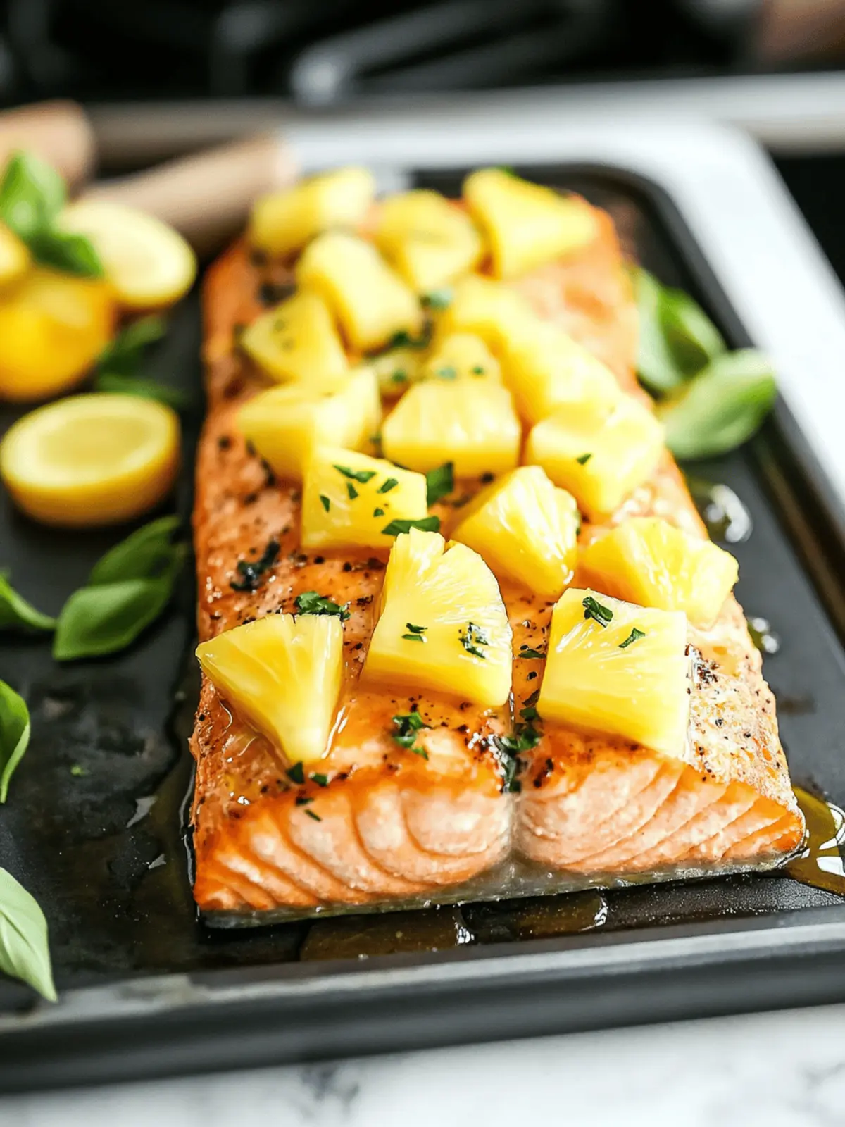 Honey Pineapple Salmon