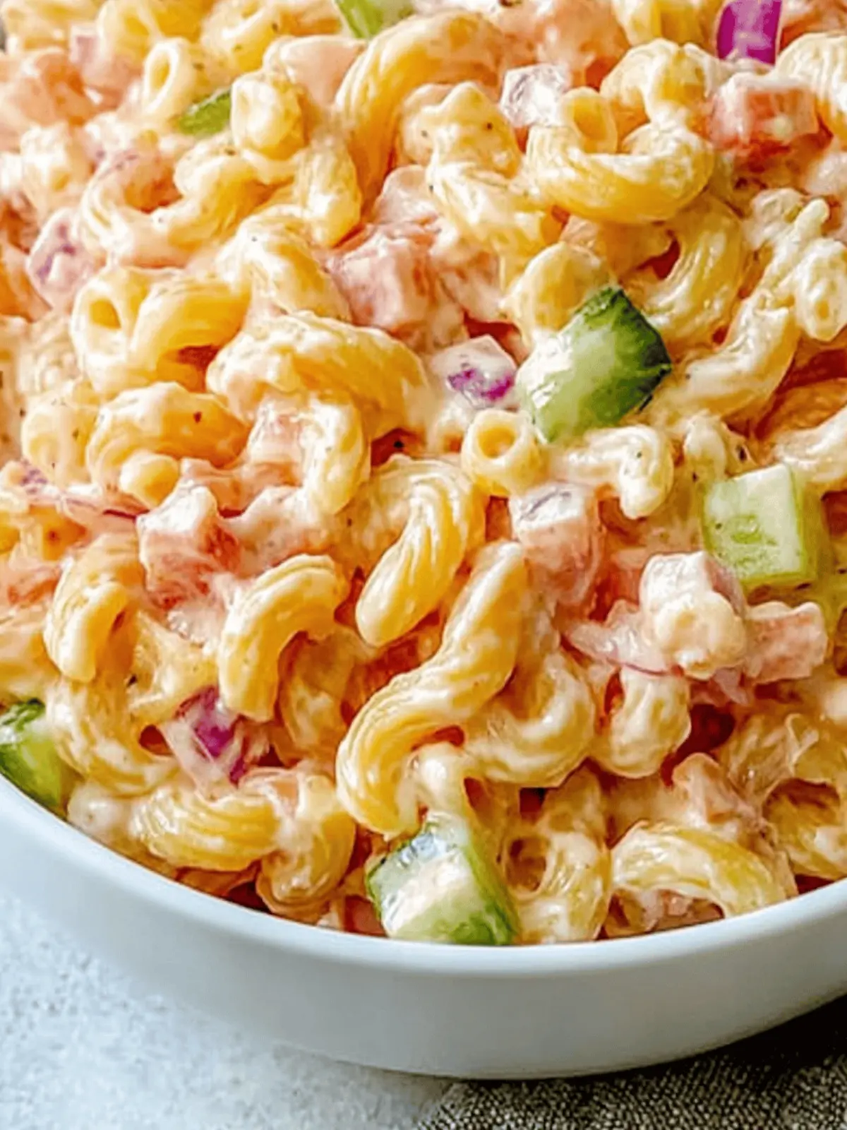 Pink Cadillac Pasta Salad