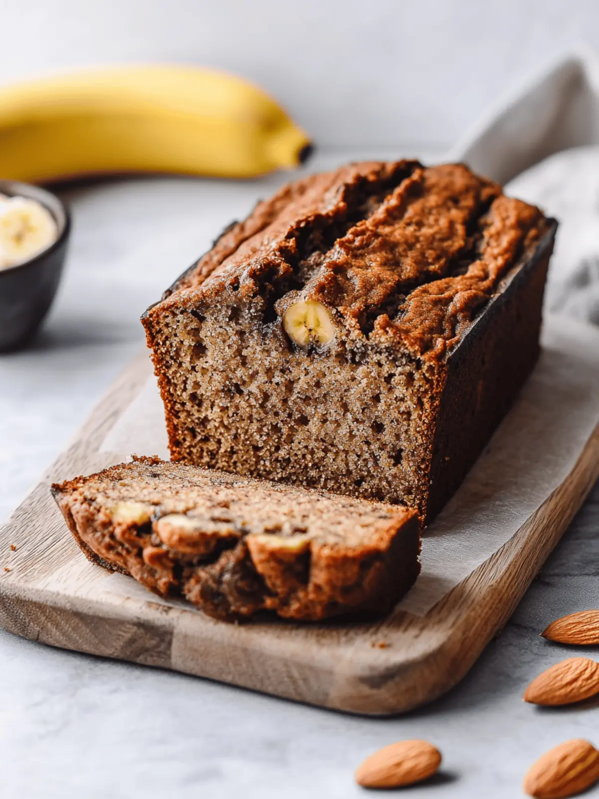 Almond Flour Banana Bread