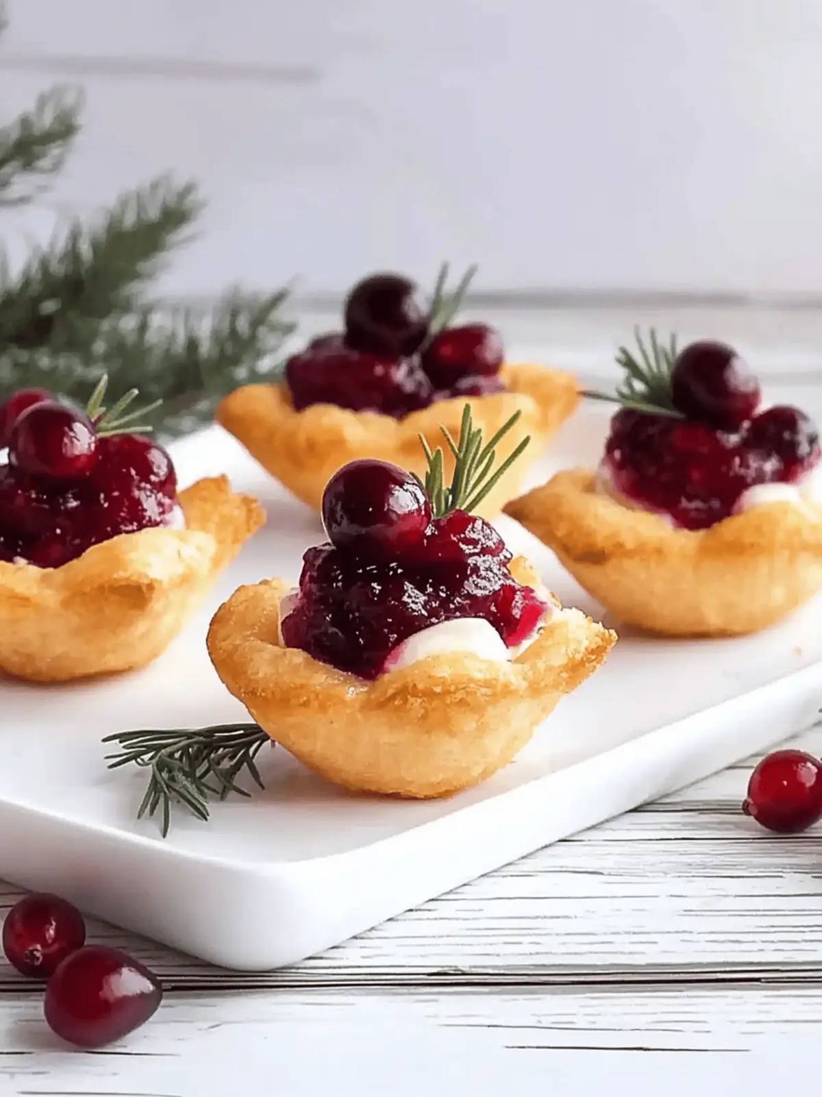 Cranberry Brie Bites