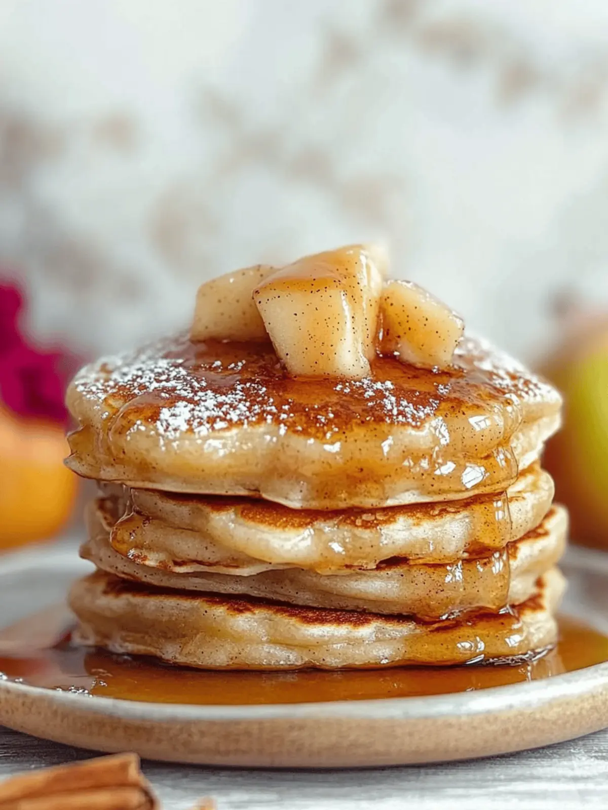 Apple Cinnamon Pancakes