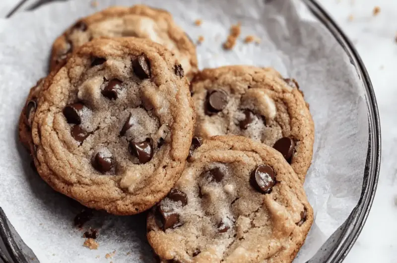 Banana Bread Chocolate Chip Cookies