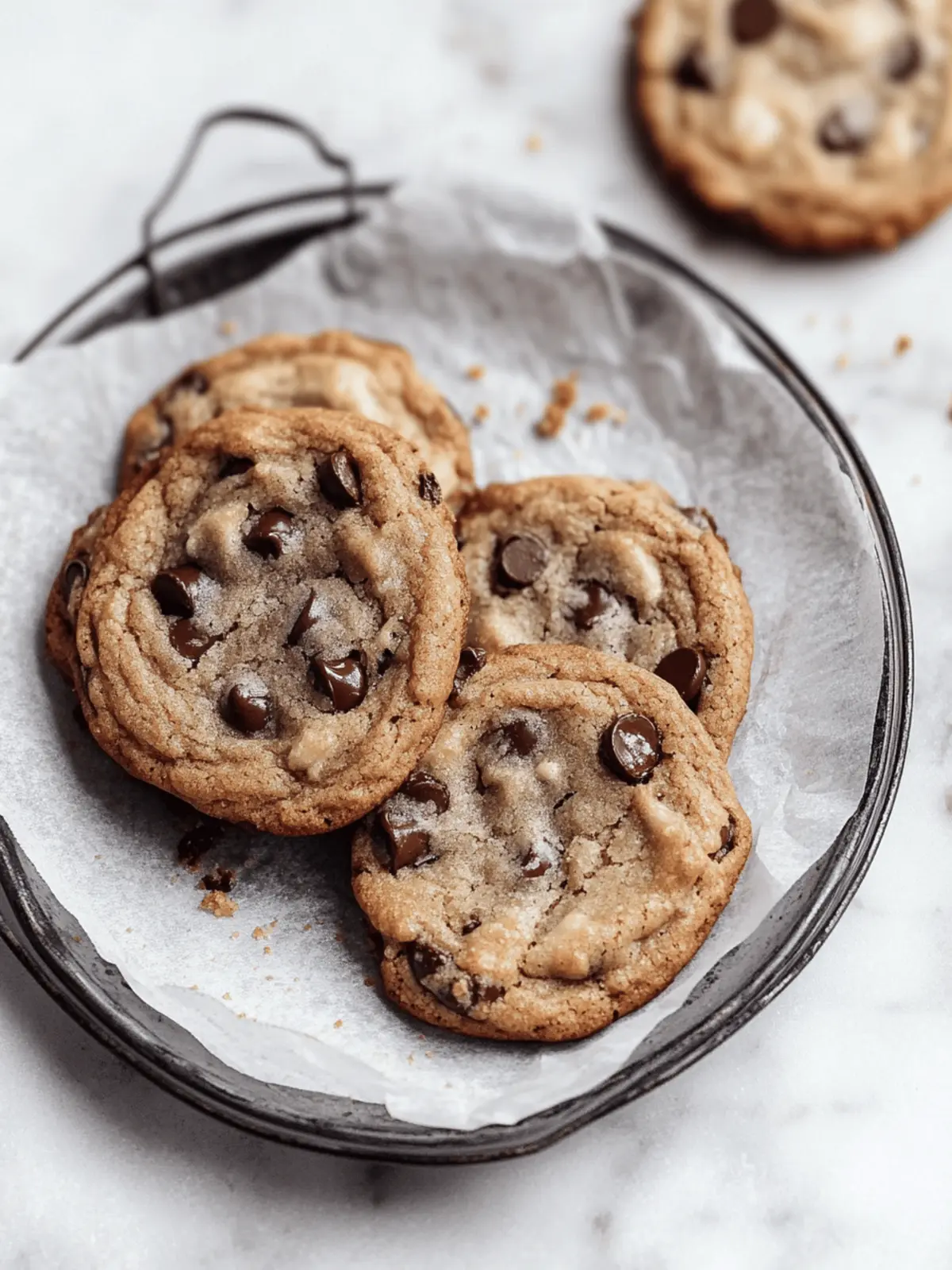 Banana Bread Chocolate Chip Cookies