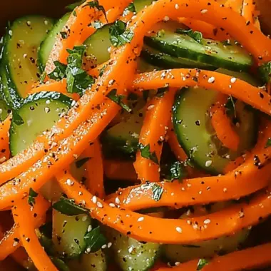 Cucumber Carrot Salad