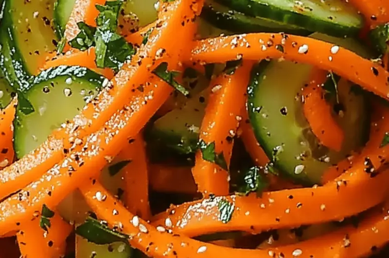 Crisp Cucumber Carrot Salad for Quick, Healthy Refreshment 1 Cucumber Carrot Salad