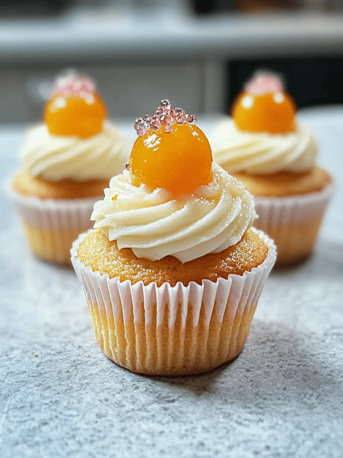 Gulab Jamun Cupcakes