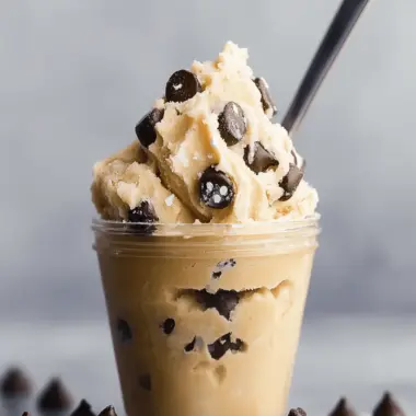 Edible Cookie Dough for One