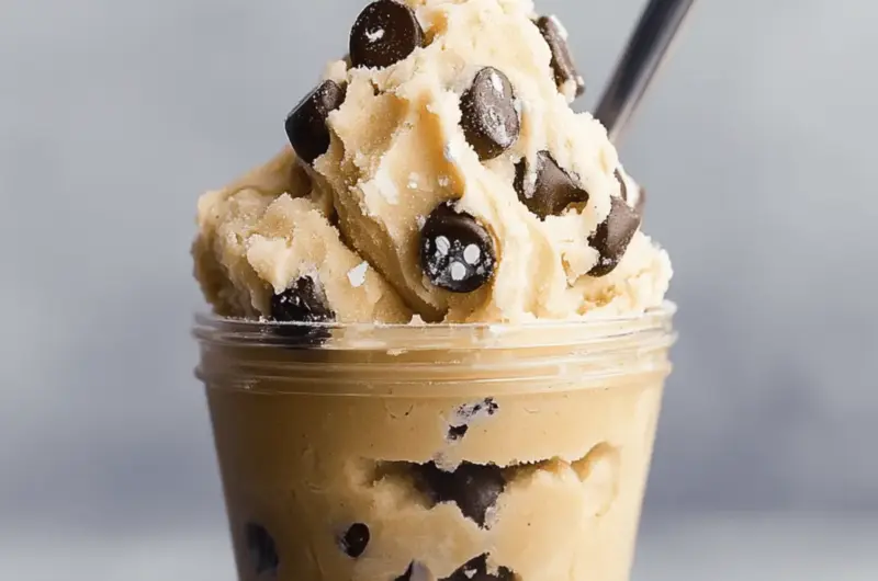 Edible Cookie Dough for One