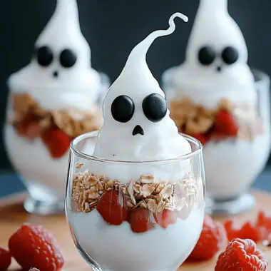 Ghostly Yogurt Parfaits