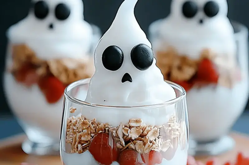 Ghostly Yogurt Parfaits