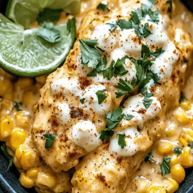Slow Cooker Street Corn Chicken