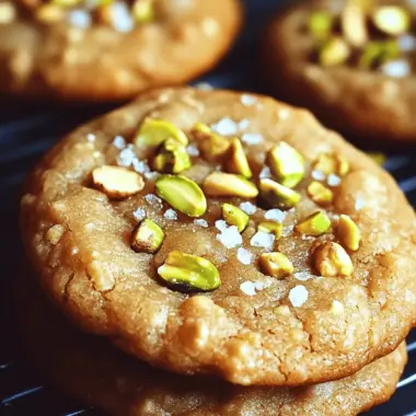 Salted Honey Pistachio Cookies