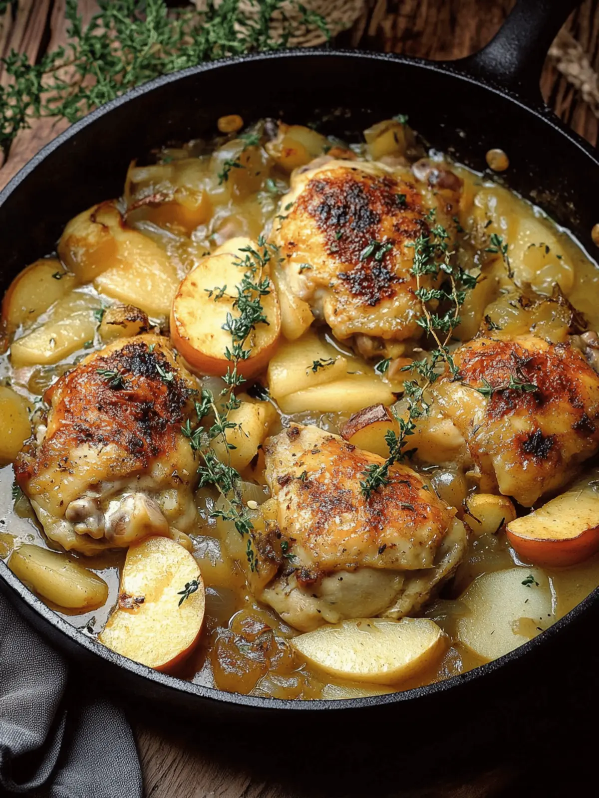 French Apple Cider Chicken