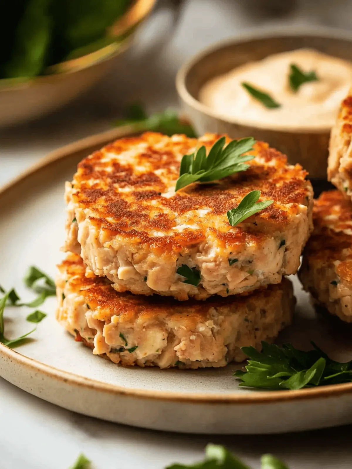 Cottage Cheese Tuna Cakes