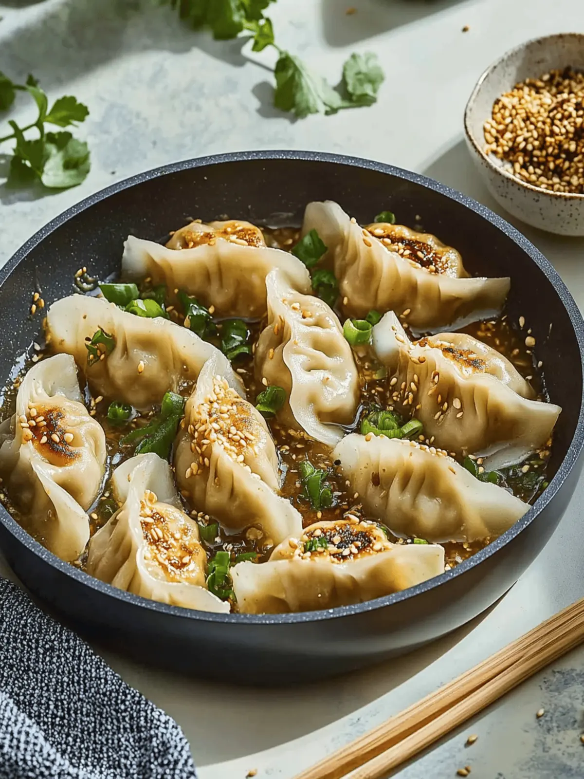 One Pan Dumpling