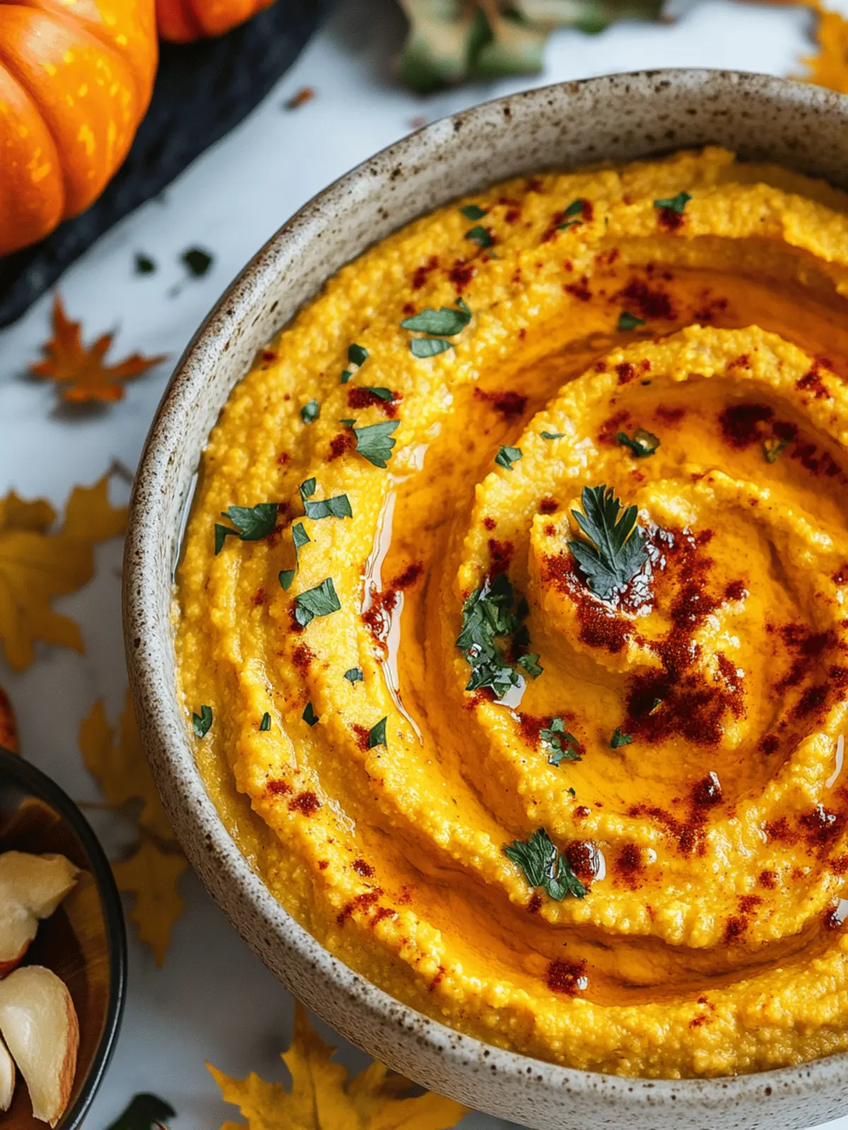 Fall Pumpkin Hummus