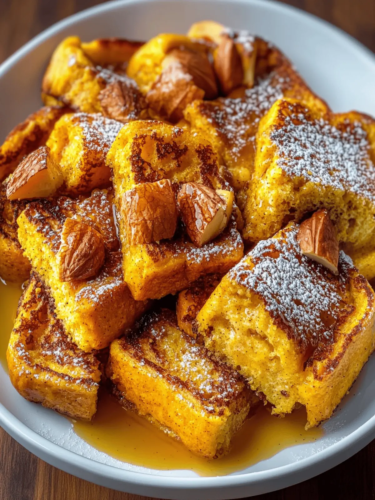Overnight Pumpkin French Toast