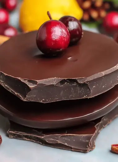 Chocolate Covered Cranberry Sauce