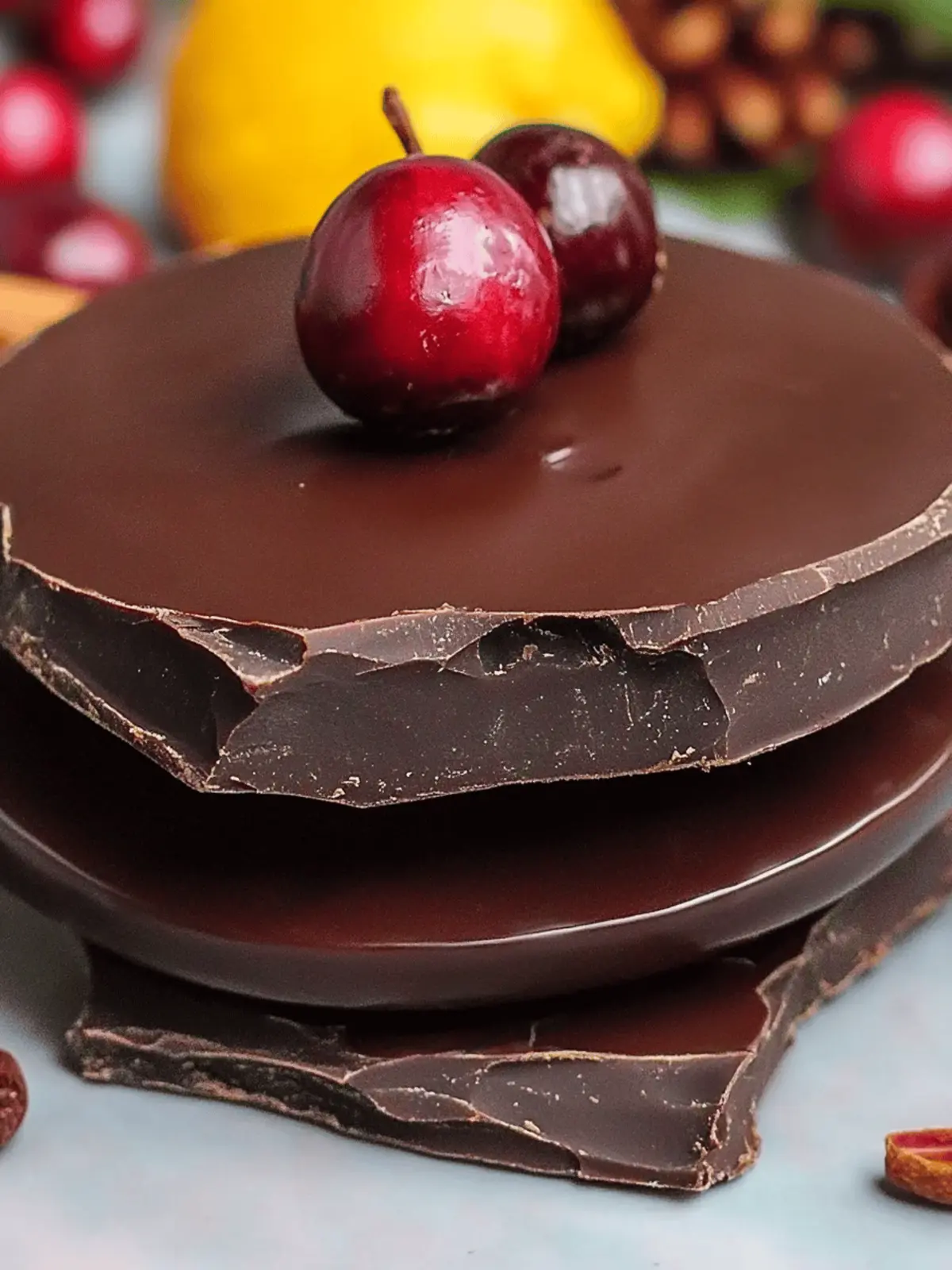 Chocolate Covered Cranberry Sauce