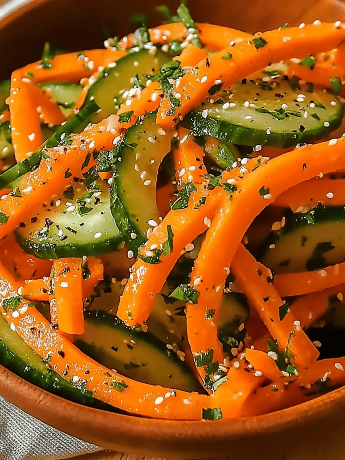 Crisp Cucumber Carrot Salad for Quick, Healthy Refreshment 2 Cucumber Carrot Salad