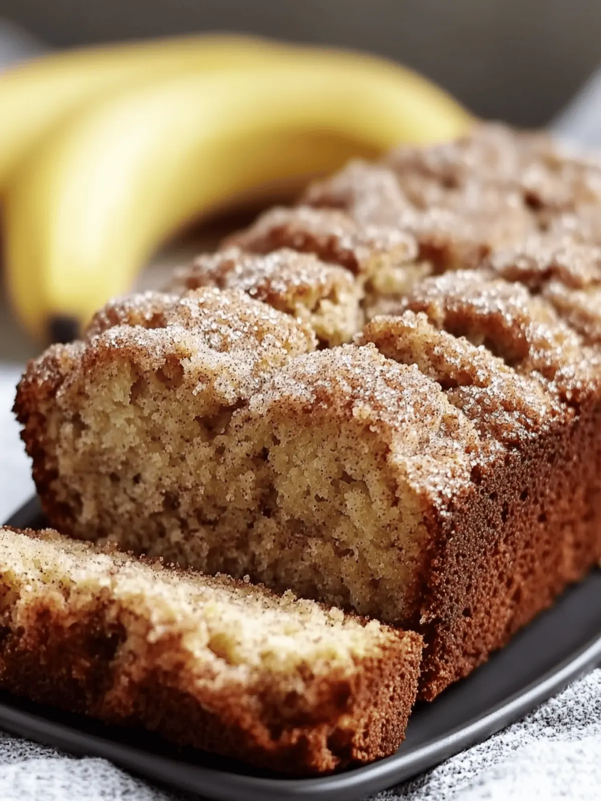 Snickerdoodle Banana Bread