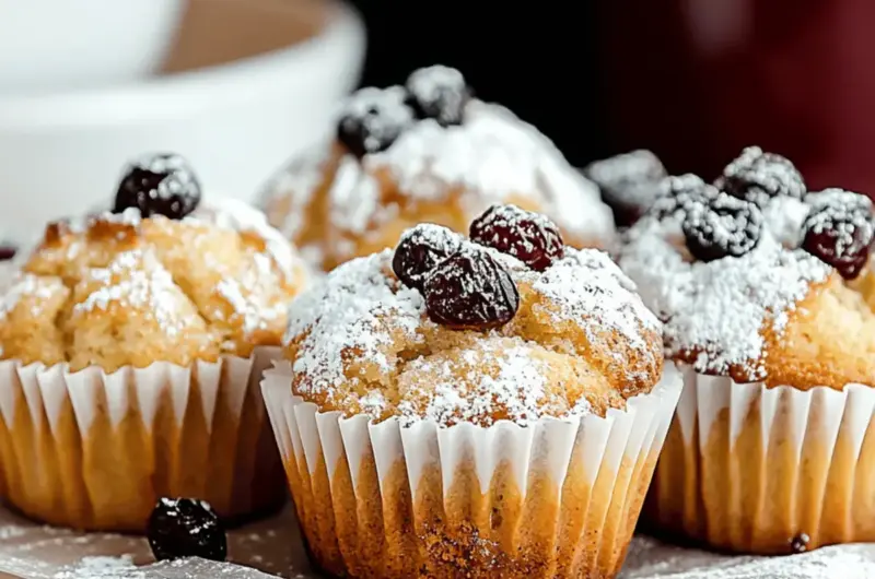 Moist Christmas Stollen Muffins for a Festive Holiday Treat 1 Moist Christmas Stollen Muffins