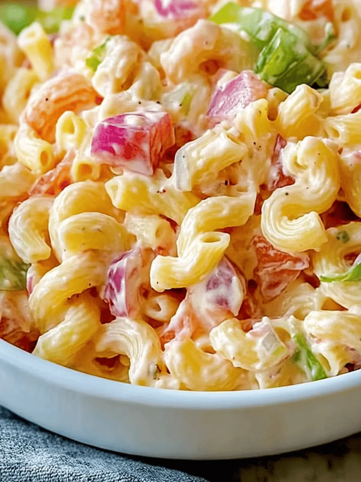Pink Cadillac Pasta Salad