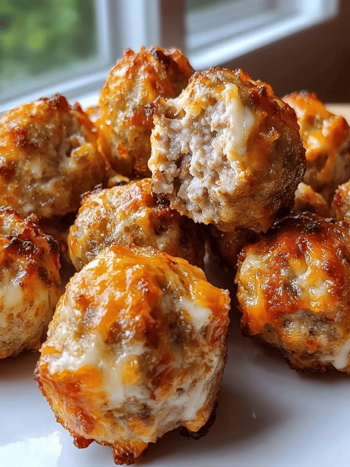 Rotel Cream Cheese Sausage Balls