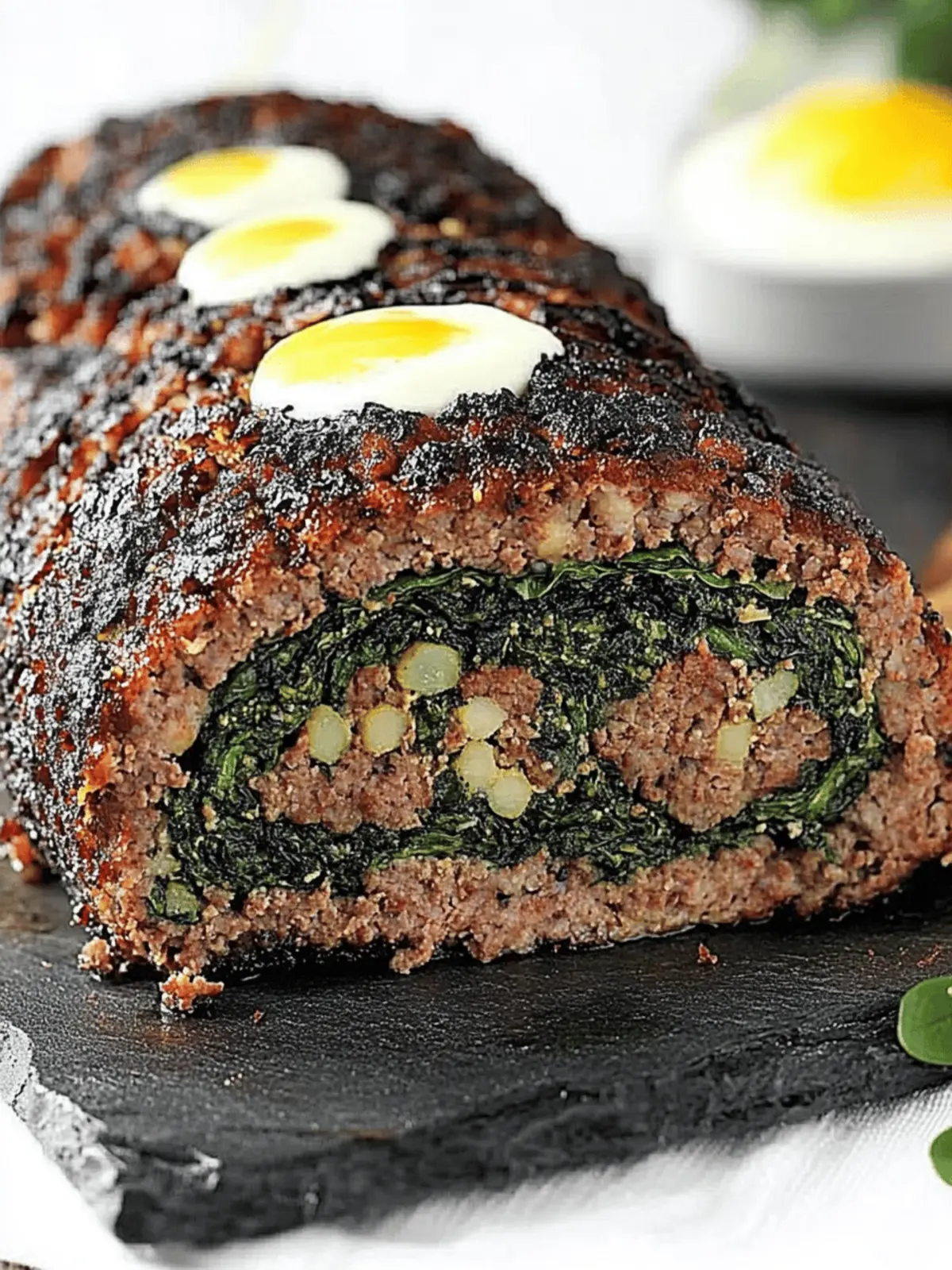 Spinach Stuffed Meatloaf: A Mouthwatering Twist You’ll Love 3 Spinach Stuffed Meatloaf