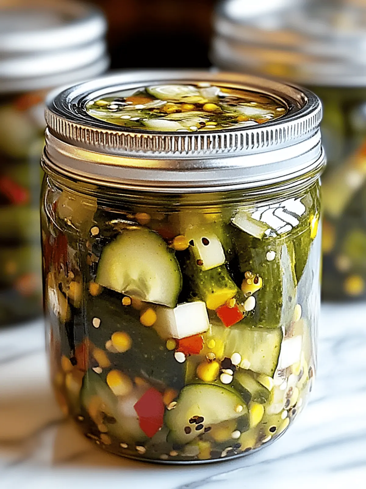 Sweet and Spicy Pickle Relish