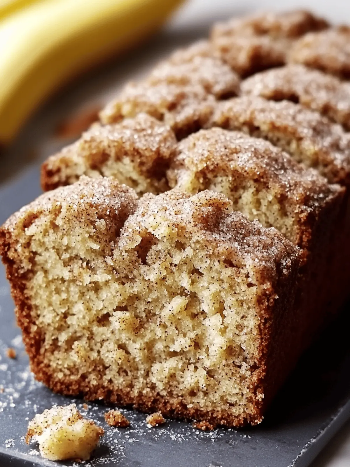 Snickerdoodle Banana Bread