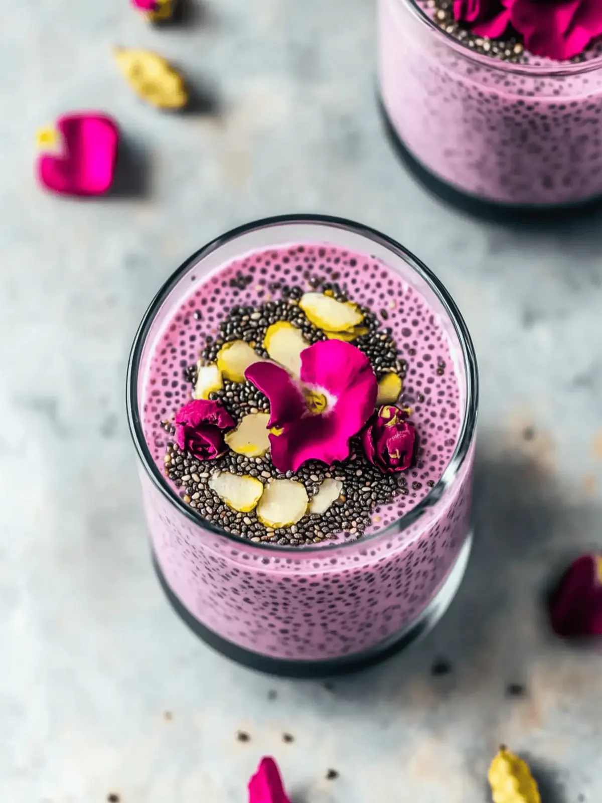 Rose Cardamom Chia Pudding