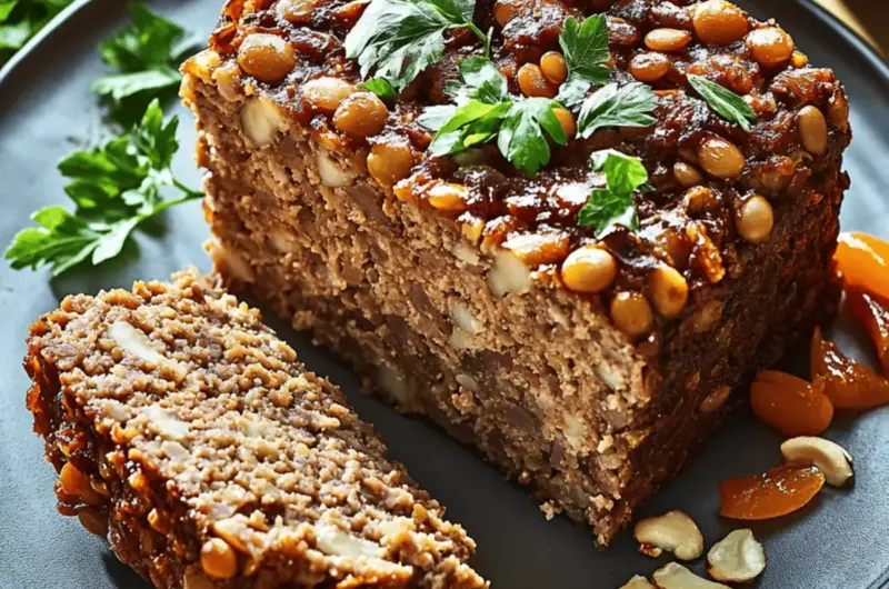 Lentil Walnut Vegan Meatloaf